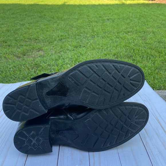 Born Crown Black Motorcycle Boots Womens - Picture 6 of 10